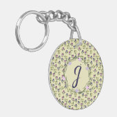 Porte-clés Plutôt rose et violet et jaune (Devant gauche)