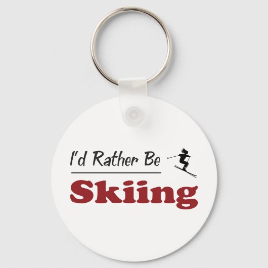 Porte-clés Plutôt Skier (Recto)