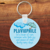 Porte-clés Pluviophile Rainy Day Lover jolie parapluie (Recto)