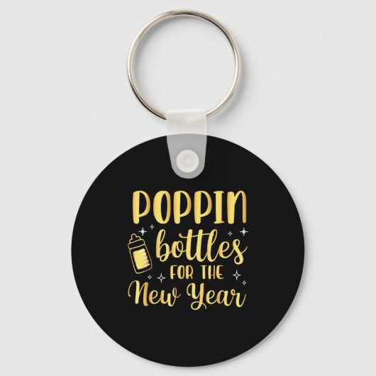 Porte-clés Pn Bottles For The New Year Pregnancy Announcement (Recto)