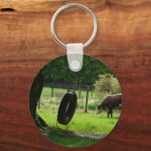 Porte-clés Pneu de pays à l'ancienne couture (Recto)