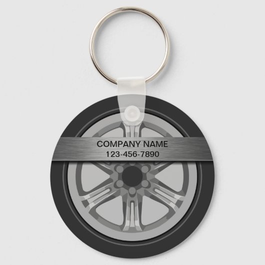 Porte-clés Pneumatique Porte - clé de promotion automobile (Recto)