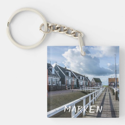 Porte-clés Poche en bois à Marken, Pays-Bas (Devant)