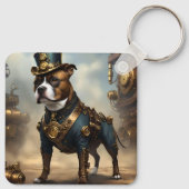 Porte-clés Poches mécaniques : Steampunk Staffordshire Terrie (Dos)
