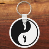 Porte-clés Podiatrie de Yin Yang (Recto)