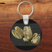 Porte-clés Pods de graines de Lily séchés (Recto)