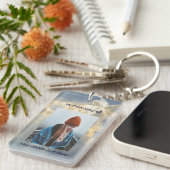 Porte-clés Poem Memorial Keepsaké Angel Sky Nuages (Devant droit)