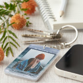 Porte-clés Poem Memorial Keepsake Ocean Sea Beach (Devant droit)