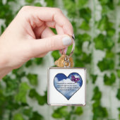 Porte-clés Poème commémoratif (main)