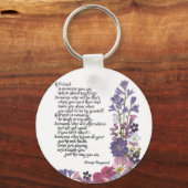 Porte-clés Poème d'amitié (Recto)