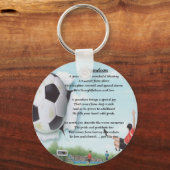 Porte-clés Poème de Football Grandson (Recto)