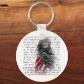 Porte-clés Poème de l'épouse de l'armée (Recto)