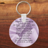 Porte-clés Poème fille - Lilac Silk (Recto)