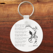 Porte-clés Poème Jabberwocky (Recto)