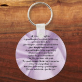 Porte-clés poème lilac Grandgirl (Recto)
