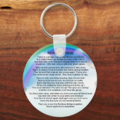 Porte-clés Poème Rainbow Bridge (Recto)