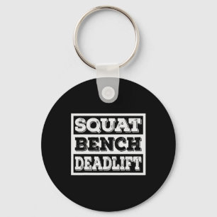 Porte-clés Poids Banc de squat Deadlift entraînement Gym Wei