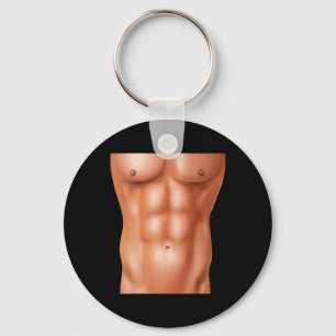 Porte-clés Poids de la musculation de la musculation six pack