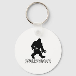 Porte-clés Poids haltères musculation Bigfoot Sasquatch Li