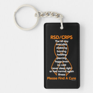 Porte-clés Poignardant Brûlant Tordant...RSD/CRPS