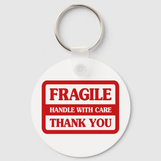 Porte-clés Poignée Fragile Avec Soin (Recto)