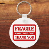 Porte-clés Poignée Fragile Avec Soin (Recto)