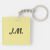 Porte-clés Poignée verte de stand d'applaudissements amusant (Dos)