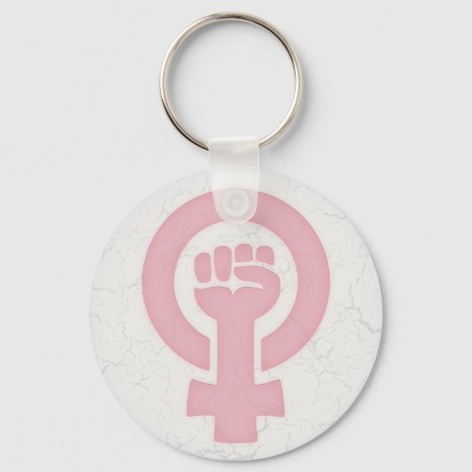 Porte-clés Poing féministe (Recto)