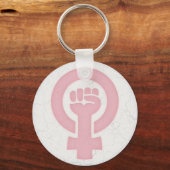 Porte-clés Poing féministe (Recto)