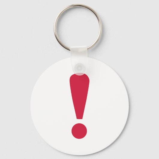 Porte-clés Point d'exclamation (Recto)