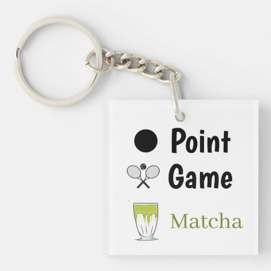 Porte-clés Point Game Matcha (Devant)