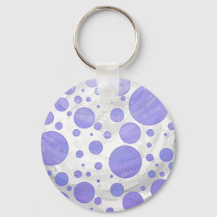 Porte-clés Point Polka Soleil Violet