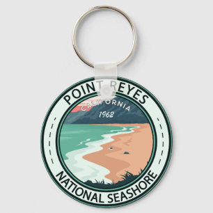 Porte-clés Point Reyes National Seashore California Badge