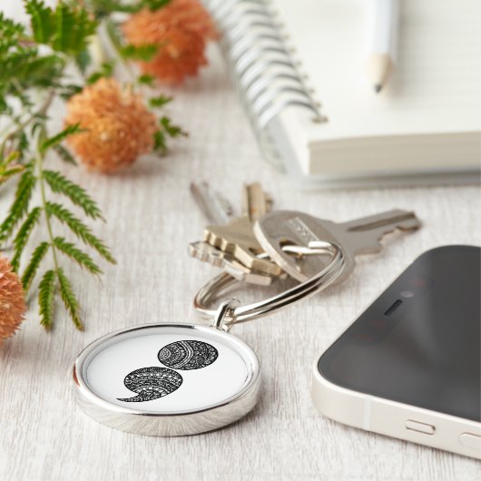 Porte-clés point-virgule (Côté)