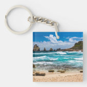 Porte-clés Pointe des Châteaux, Grande-Terre, Guadeloupe (Devant)