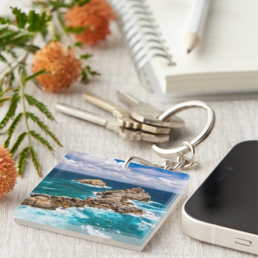 Porte-clés Pointe des Châteaux, Grande-Terre, Guadeloupe #2 (Devant Droit)