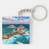 Porte-clés Pointe des Châteaux, Grande-Terre, Guadeloupe #2 (Dos)