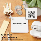 Porte-clés POINTE JUSTE | QR Code Carte de visite SERVICES FI