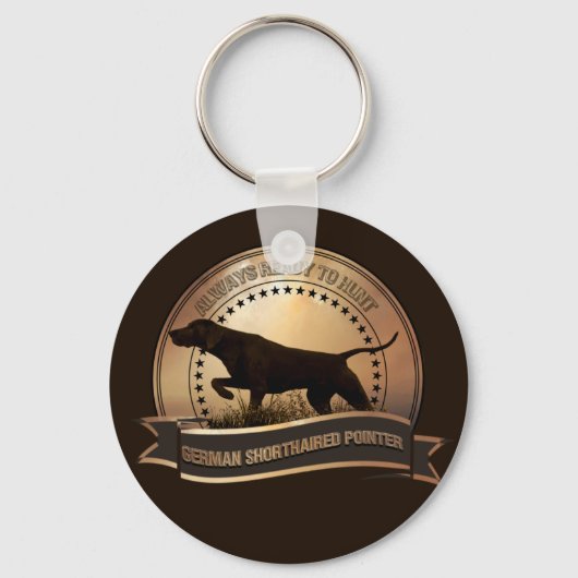 Porte-clés Pointeur à poils courts allemand, Poster de Tapiss (Recto)