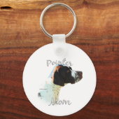 Porte-clés Pointeur (foie) Maman 2 (Recto)