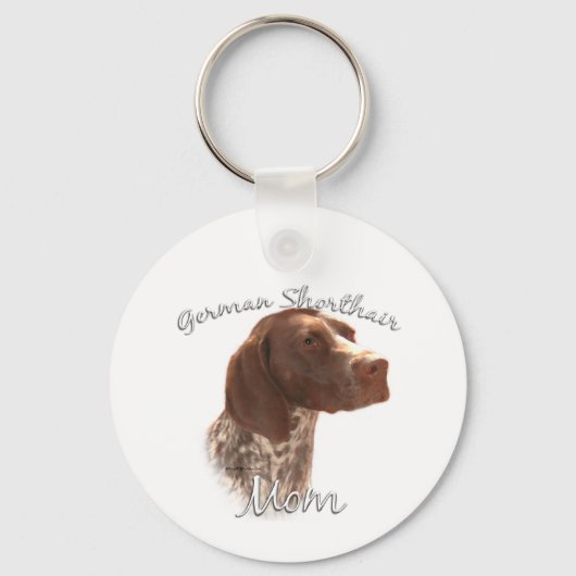 Porte-clés Pointeur germanique Mince Maman 2 (Recto)