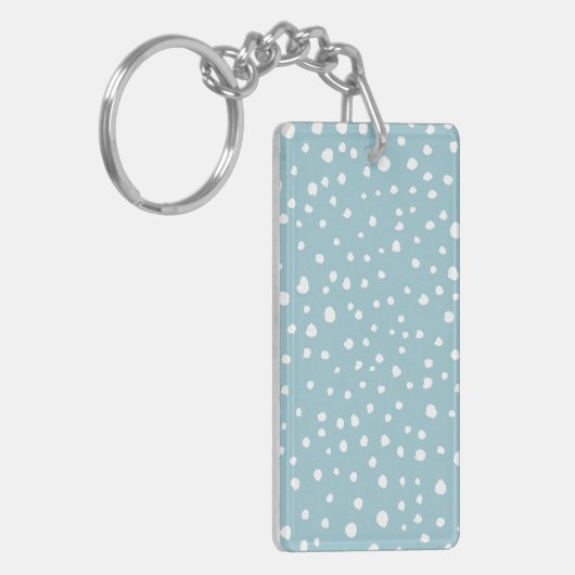 Porte-clés Points Dalmatiens Bleus, Points Dalmatiens, Impres (Devant gauche)