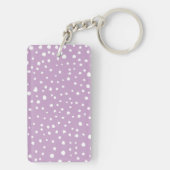 Porte-clés Points Dalmatiens Lilac, Points Dalmatiens, Pots D (Dos)