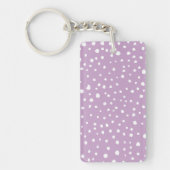Porte-clés Points Dalmatiens Lilac, Points Dalmatiens, Pots D (Devant)