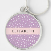 Porte-clés Points Dalmatiens Lilac, Points Dalmatiens, Votre (Devant)