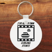 Porte-clés Points de curling (Recto)