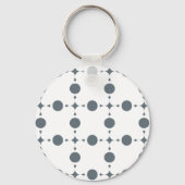 Porte-clés Points gris, motif à pois, points, pois (Verso)