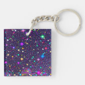 Porte-clés Points multicolores (Dos)