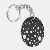 Porte-clés Points noirs et blancs (Devant gauche)