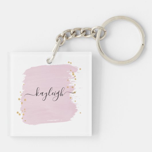 Porte-clés Points Or Broussailleux Brush Stroke (Dos)